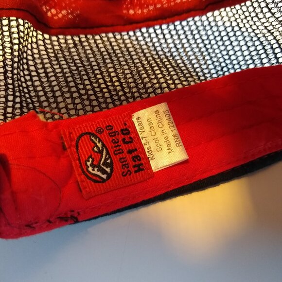 Kids San Diego hat co Black cadet trucker cap - Picture 6 of 6